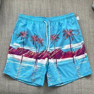 Sundek Blue Paradise 9 inch Board Shorts Size XXL